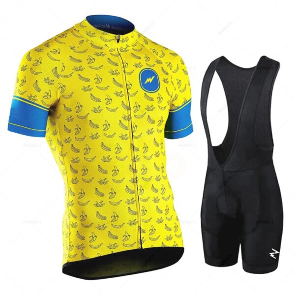 Morvelo-Conjunto de Jersey de Bicicleta, Uniforme de Bicicleta Transpirable, Ropa de Ciclismo de Secado rápido, Ropa de MTB, Camiseta de Bicicleta