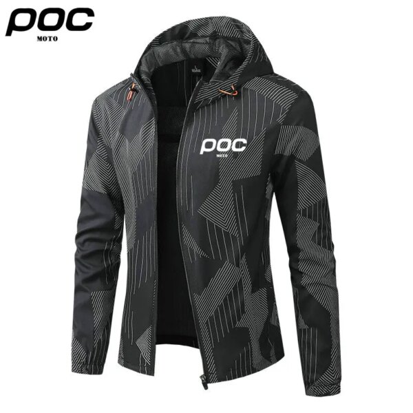 Moto Poc chaquetas de ciclismo con capucha a prueba de viento ropa de bicicleta de Motocross deportes al aire libre chaqueta de Mtb bicicleta de descenso hombres abrigo cortavientos