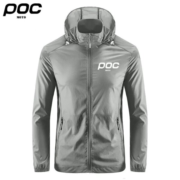 Moto Poc ciclismo chaqueta fina de verano bicicleta de carreras rompevientos para hombre abrigo al aire libre a prueba de viento impermeable Mtb ropa para bicicleta de montaña