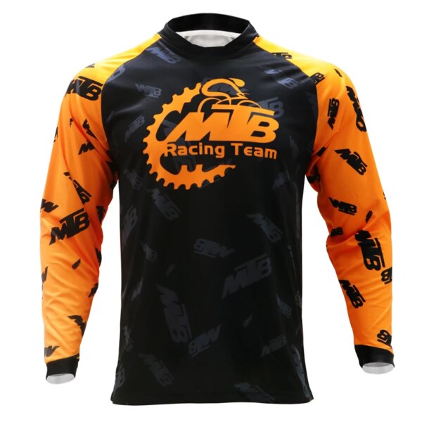 Jerseys para bicicleta de Motocross, ropa de motocicleta de secado rápido, MTB, bicicleta de montaña, descenso, DH, deportes geniales, mangas largas