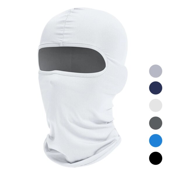 Pasamontañas para motocicleta protector para todo el rostro, calentador a prueba de viento, transpirable, para motocicleta, Motocross, ciclismo, anti-UV, casco para hombre