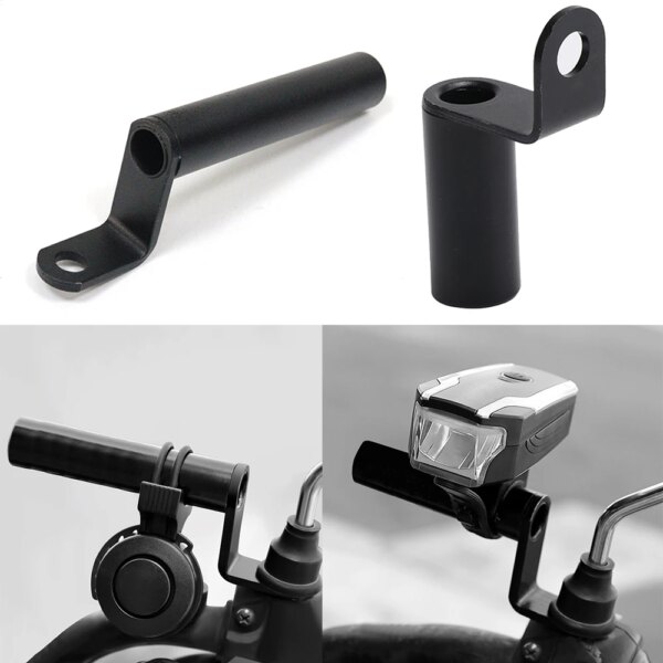 Soporte de teléfono para bicicleta y motocicleta, extensor de manillar, soporte para teléfono de bicicleta, adaptador de espejo retrovisor, soporte extensor de montaje