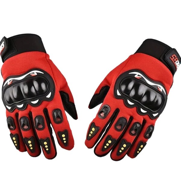 Guantes de motocicleta para hombre y mujer, guantes de dedo completo para deportes al aire libre, carreras de Motocross, guantes para montar