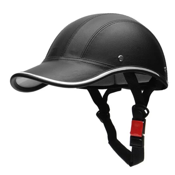 Casco de motocicleta, bicicleta, gorra de béisbol, medio casco, Scooter MTB, seguridad en ciclismo, casco duro para adultos, equipo de protección para montar