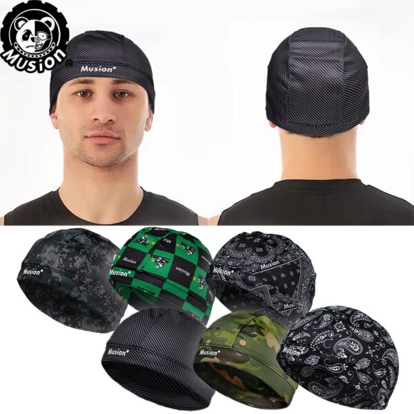 Gorro interior para casco de motocicleta, gorro con cubierta para la cabeza de diseño Original, gorro para deportes al aire libre, absorbente de sudor