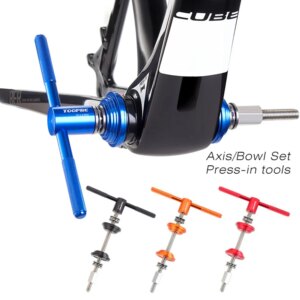 Herramientas de extracción de instalación de auriculares para bicicleta de montaña, soporte inferior para bicicleta, herramienta de prensa para herramientas de reparación de bicicletas de montaña y carretera