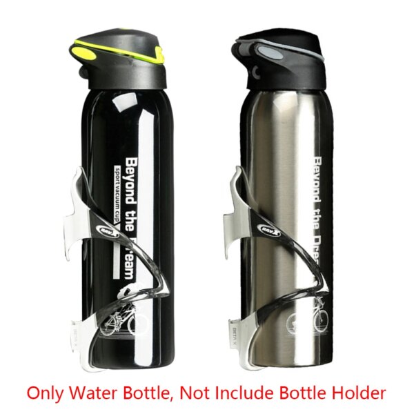 Botella de agua para bicicleta de montaña, hervidor de agua para ciclismo, termo para mantener caliente, taza de agua, botella deportiva de 500ml, aleación de aluminio, 0,5l