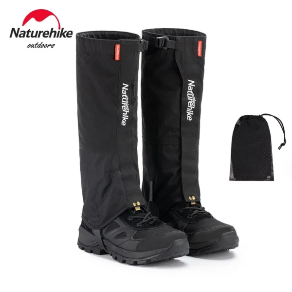 Naturehike-cubierta para pies de nieve para exteriores, calentadores de piernas para viaje, polainas para senderismo, mallas impermeables, cubierta para zapatos, escalada y Camping