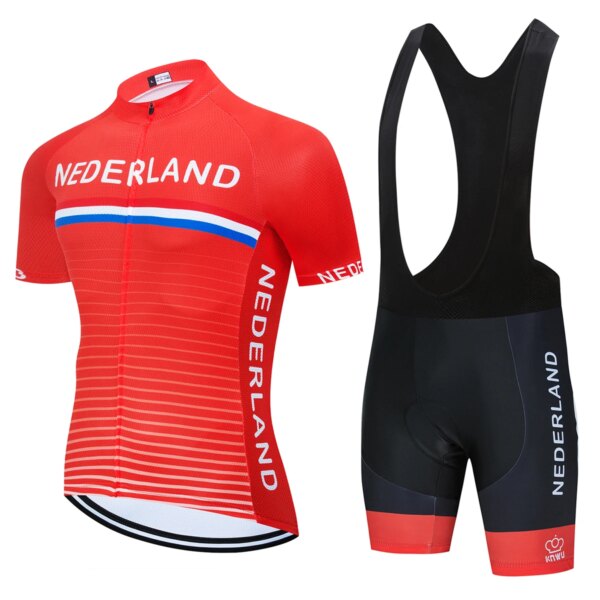 Equipo Nacional de Holanda Equipacion Ciclismo Verano Hombre Verano Ciclismo Jersey conjunto hombres ropa Ciclismo Masculino Ciclismo 2023