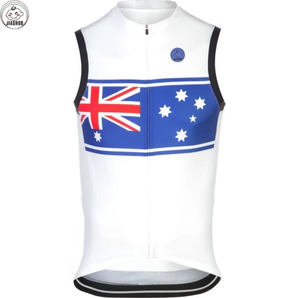 Nuevo 2017 NATIONAL AUSTRALIA RACE Team MONTAÑA/ROAD PRO Cycling CHALECO/Jersey JIASHUO BICICLETA personalizada Ropa CICLISMO MAILLOT