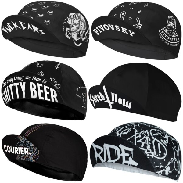 Nuevo Gorras negras para ciclismo, gorra para ciclismo FixBroz, talla única