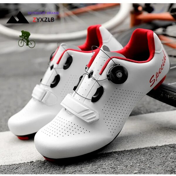 Nuevos zapatos de ciclismo, zapatos de ciclismo para hombre, Zapatillas de carreras para bicicleta de tierra y carretera, zapatillas para mujer, bicicleta de montaña, zapatos Spd Mtb, Zapatillas Unisex Mtb