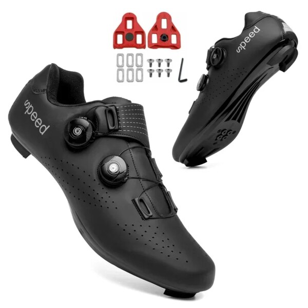 Nuevos zapatos de ciclismo para hombre Mtb SPD con autosujeción, zapatos deportivos de Ciclismo de Carretera para mujer, zapatillas de deporte para exteriores MTB/ciclismo de carretera para hombre