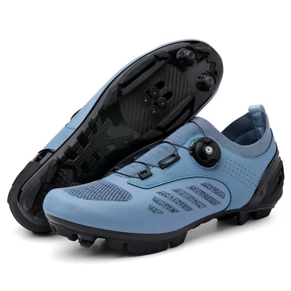 Nuevos zapatos de ciclismo para hombre, zapatillas de deporte para bicicleta de montaña para mujer, zapatillas de deporte para bicicleta de montaña