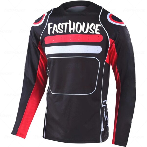 Nuevo Jersey para descensos Hombre MTB desgaste verano Maillot Ciclismo Hombre DH MTB MX camiseta de motocrós fuera de carretera montaña Enduro camiseta