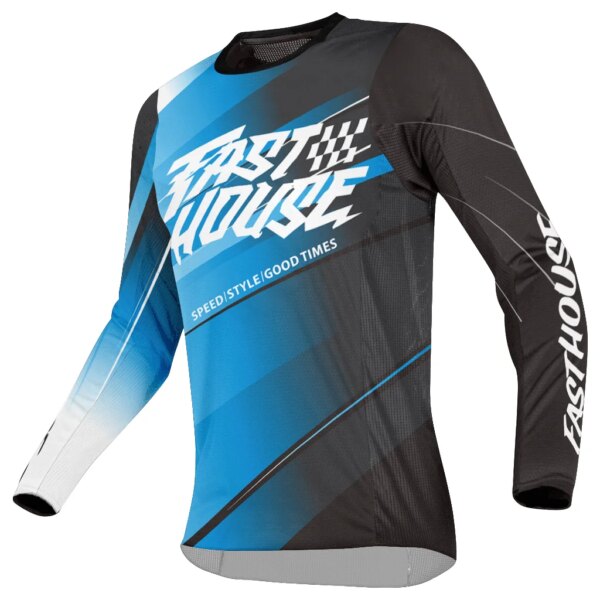 Nuevo FASTHOUSE camisetas para descensos ropa de Motocross transpirable carreras fuera de carretera DH bicicleta locomotora camiseta ciclismo jersey hombres