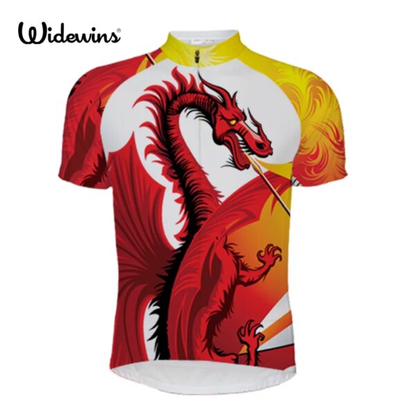 Nuevo Find The Dinosaur Alien ropa deportiva para hombre ciclismo Jersey Fiery dragon ropa de ciclismo bicicleta dragón camisa tamaño 2XS a 5XL 5414