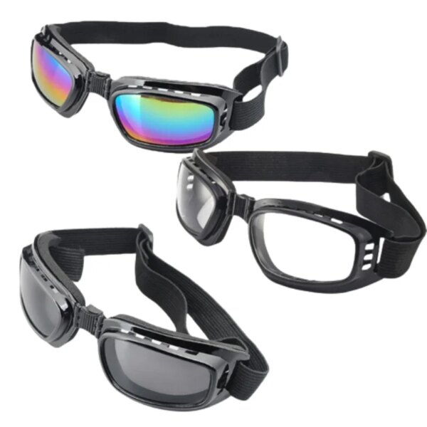 Nuevas gafas plegables Vintage para motocicleta, gafas de sol polarizadas para ciclismo de día y noche, gafas de protección UV a prueba de viento y polvo