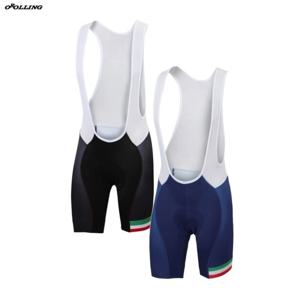 Nuevo Pantalones cortos con tirantes para ciclismo del equipo clásico de ITALIA, carrera personalizada OROLLING, 2 opciones