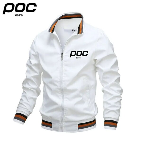 Nueva chaqueta cortavientos de poliéster para hombre de MOTO POC, chaqueta informal para hombre, abrigo para deportes al aire libre, chaqueta de ciclismo para primavera y otoño, ropa para hombre