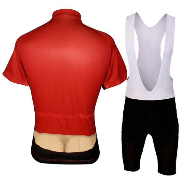 Nuevos jerseys de ciclismo para hombre, ropa divertida con patrón 3D para montar en el culo, traje corto, ropa para bicicleta, 100% poliéster personalizable