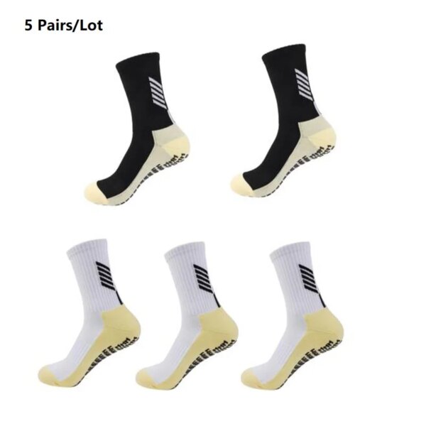 Nuevos calcetines de fútbol antideslizantes transpirables suaves para hombre, calcetines de agarre para deportes de ciclismo, baloncesto, correr, fútbol, ​​para mujer