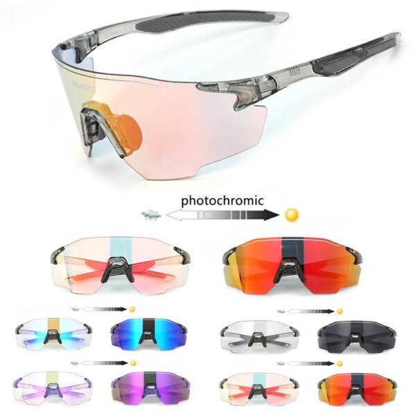 Nuevas gafas fotocromáticas polarizadas para ciclismo, gafas para hombre y mujer, gafas de protección UV400, gafas de sol para bicicleta de carretera MTB