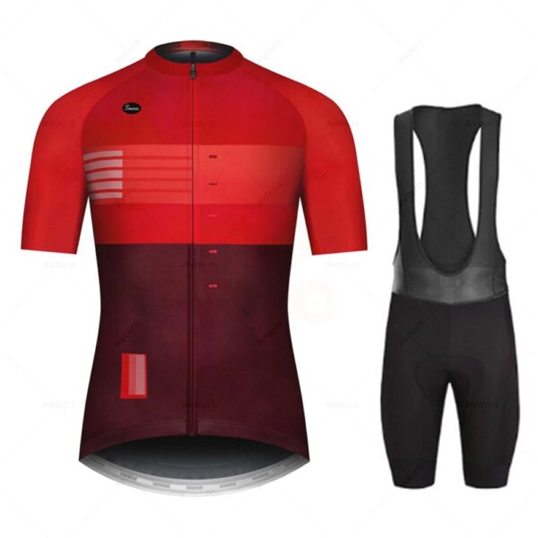 Nuevos conjuntos de Jersey de Ciclismo profesional Ropa de Bicicleta de verano de manga corta traje de Bicicleta MTB Ropa de Ciclismo Ropa de Ciclismo Hombre