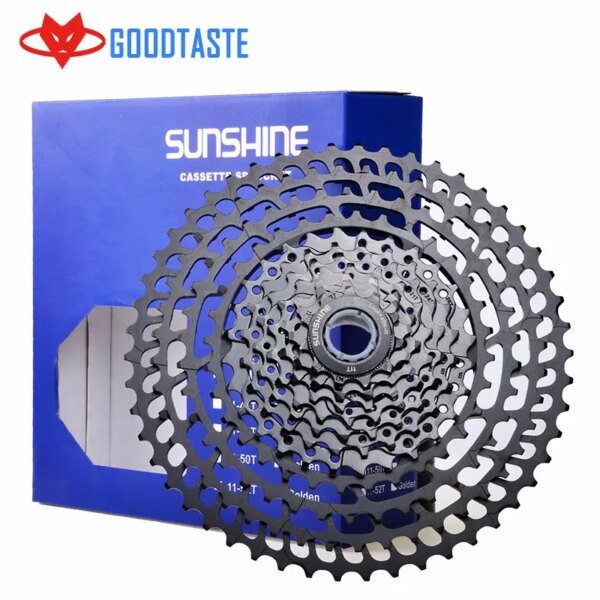 Nuevo Sunshine Mtb10 11 12 casete de velocidad 46t 50t 52t HG M9000 M8000 piezas de bicicleta CNC rueda libre negra piezas de bicicleta de montaña bolany