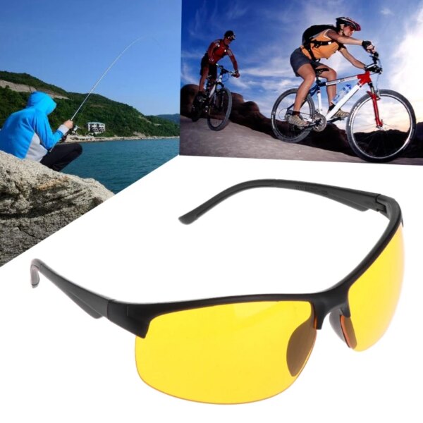 Noche para gafas de visión pesca ciclismo gafas de sol al aire libre para protección Unise