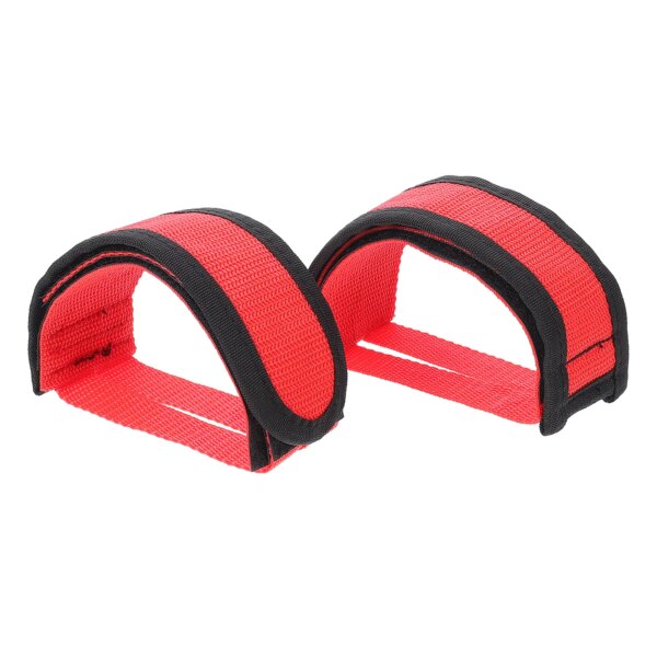 Pedales de bicicleta de nailon, correas fijas para reposapiés de bicicleta, correa ajustable para Pedal, correas para cinturón, accesorios para bicicletas, correa con Clip para el dedo del pie