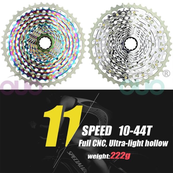 OUO-Cassette de 11 velocidades para bicicleta de montaña, CNC completo, 222g, 11V, volante Sram, 11S, 10-44T, XD, piñón de cadena, 11T