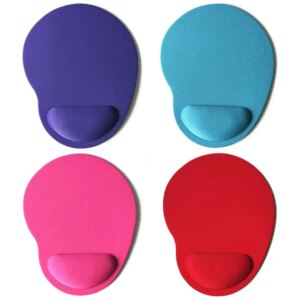 Alfombrilla de ratón para oficina con soporte de muñeca de Gel, alfombrilla de ratón ergonómica para juegos, reposamuñecas, soporte de envío directo, alfombrilla antideslizante para ratón