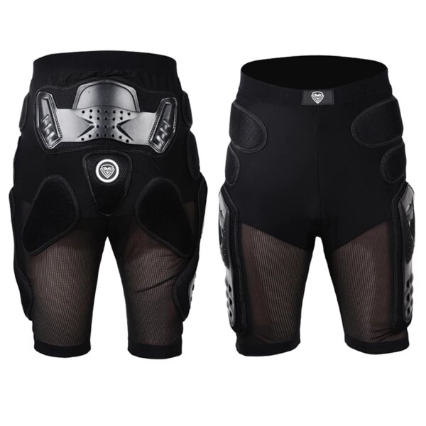 Pantalones cortos para moto de cross al aire libre, pantalones cortos cálidos con almohadilla para la cadera, Protector de cadera para prevención de caídas para esquí, patinaje, patinaje sobre ruedas, motocicleta todoterreno