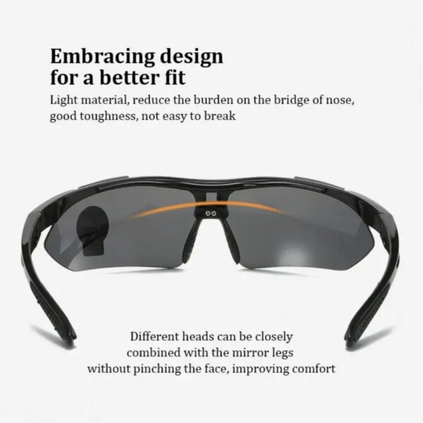 Gafas de sol para ciclismo al aire libre para hombre, protección de conducción de montaña, gafas deportivas, gafas de sol para bicicleta MTB