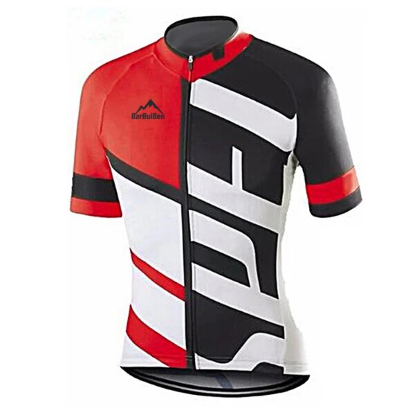 Camiseta de ciclismo para hombre Pro Team Summer al aire libre, camiseta de manga corta, ropa de bicicleta, camiseta de Motocross, ropa de MTB, camiseta negra roja