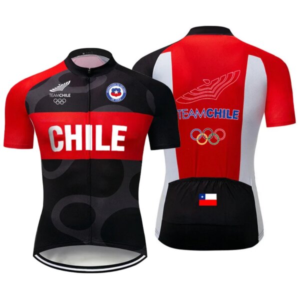 Camiseta de Ciclismo de Carretera de manga corta para exteriores, chaqueta para bicicleta, correr, escalar, camisa de Chile, ropa antideslizante, Tops de pesca para descenso