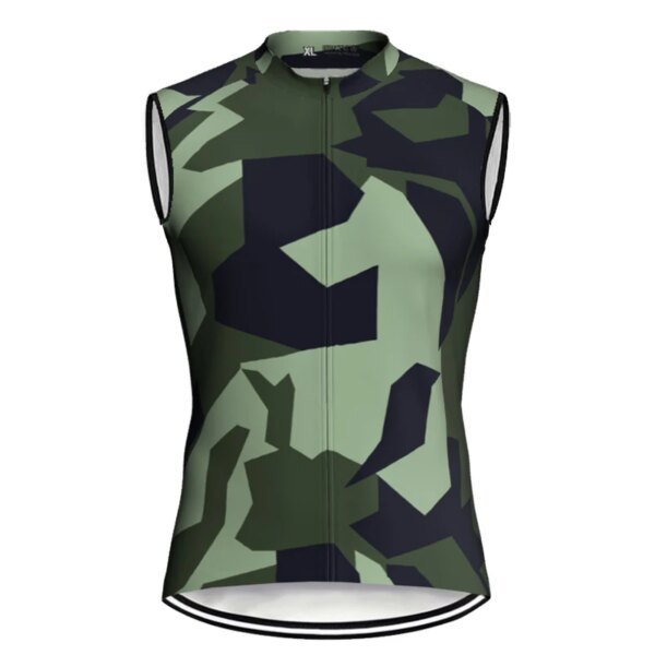 Camisa sin mangas para chaleco al aire libre, camiseta de camuflaje de carretera, ropa de bicicleta, chaqueta de ciclismo profesional, camiseta de motocross MTB, ropa de protección