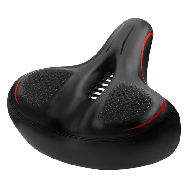 Asiento de bicicleta de gran tamaño para Peloton Bike & Bike+,Bicicletas Asientos de bicicleta de repuesto de sillín ancho y suave,Cojín de asiento para hombres y mujeres