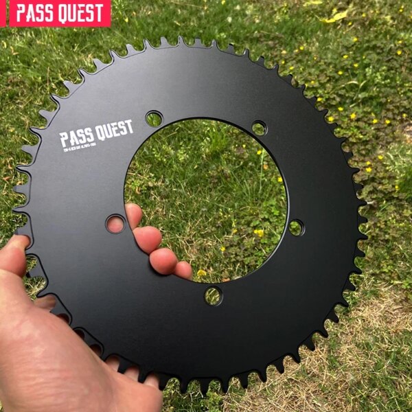 Plato PASS QUEST 130BCD disco cerrado de 5 garras redondo/ovalado 42/44/46/48/50/52/54/56/58/60T para bielas de bicicleta SRAM RED APEX