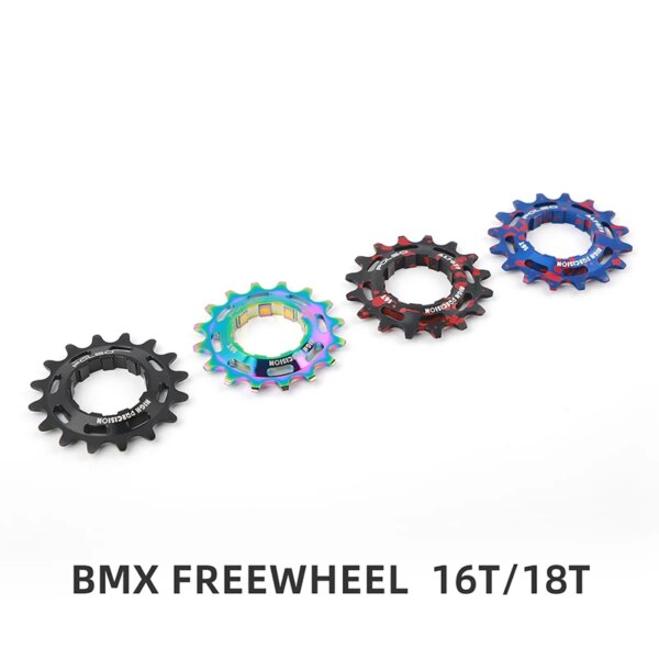 POLSO BMX bicicleta rueda libre 16T 18T bicicleta de una sola velocidad Cog aleación de aluminio 7075 volante