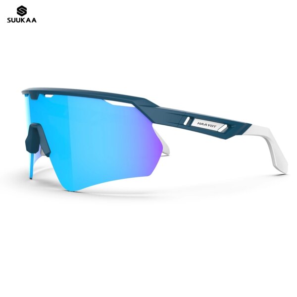 Gafas de ciclismo polarizadas para hombres y mujeres, gafas de sol deportivas con 3 lentes, béisbol, pesca, correr, ciclismo, MTB