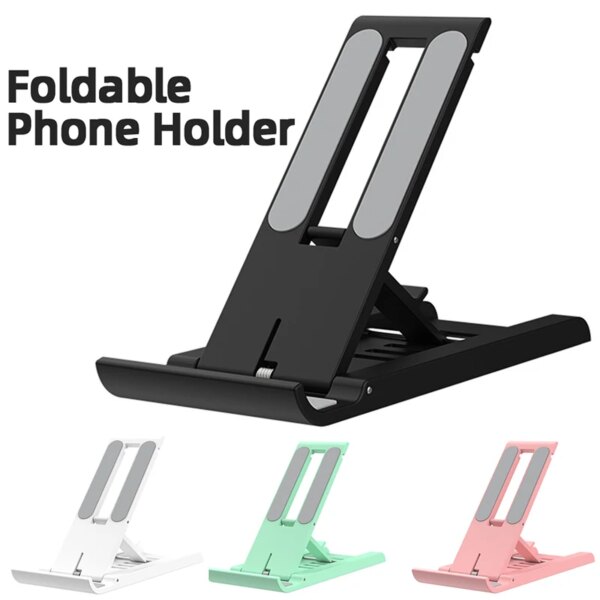 Soporte portátil para teléfono móvil, soporte plegable para teléfono móvil para iPad, iPhone, Samsung S23, soporte escalable para teléfono móvil, soporte de escritorio