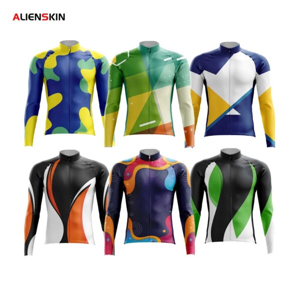 Camisetas de Ciclismo de equipo profesional para hombre, Jersey de Ciclismo de manga larga de otoño, ropa de Ciclismo, camisetas de carreras, Maillot Ciclismo