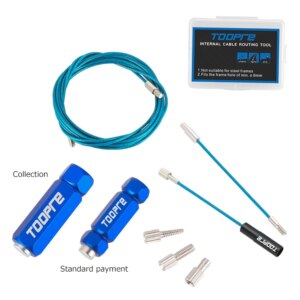 Juego de herramientas de guía de enrutamiento de cables internos de bicicleta profesional, marco de palanca de cambios de Cable hidráulico para Accesorios de reparación de bicicletas de fibra de carbono