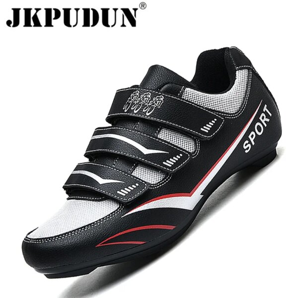 Zapatos profesionales para bicicleta de montaña, zapatillas de ciclismo para hombre, zapatos de ciclismo de carreras de velocidad para hombre, zapatos deportivos planos para bicicleta MTB para mujer