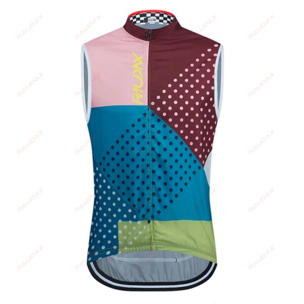 RAUDAX-Chaqueta de ciclismo cortavientos para hombre, camiseta sin mangas, transpirable de secado rápido, chaqueta impermeable para deportes todoterreno, verano