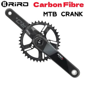RIRO MTB bicicleta manivela de fibra de carbono 170mm GXP plato 32/34/36/38T platos y bielas de bicicleta de montaña carbono 9/10/11/12 velocidad M68 DUB 29mm