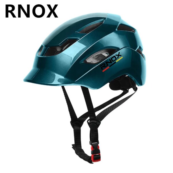 RNOX MTB Casco de bicicleta de carretera hombres mujeres ciudad Casual motocicleta Snowboard esquí casco ultraligero integralmente moldeado casco de ciclismo