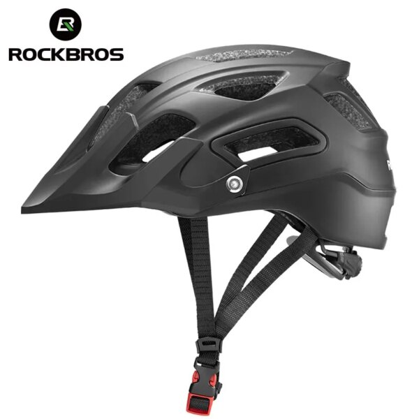 ROCKBROS-casco de bicicleta ultraligero, transpirable, moldeado integralmente, protección para la cabeza, equipo de casco de ciclismo